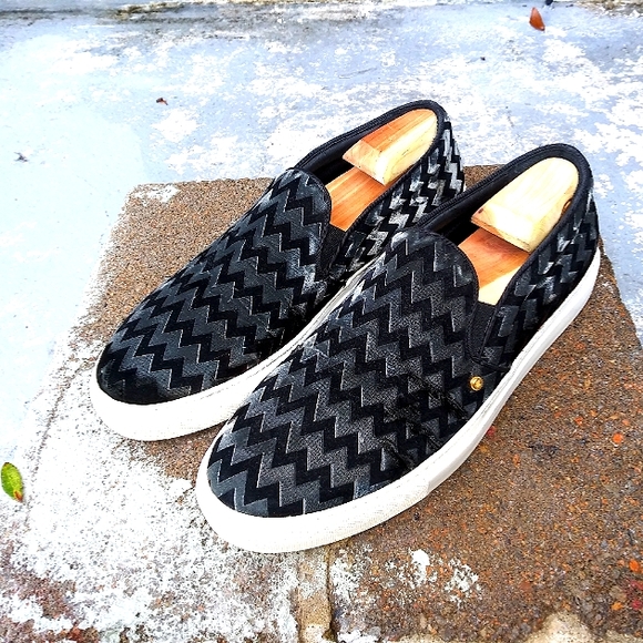 Louis Leeman suede/leather low top slip on sneakes main image 9